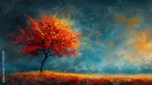 A burst of color on a solitary canvas, awaiting your vision.