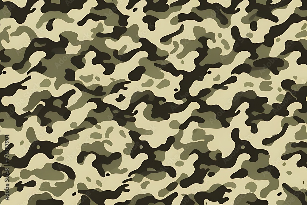 Fototapeta premium Military army camouflage pattern texture for clothing design