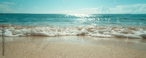 Sand, ocean, and sky