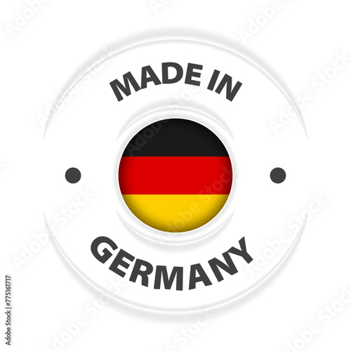 Made in Germany graphic and label.