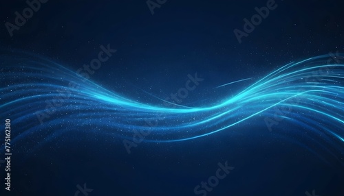 Abstract bright blue glitter lines background with glittery shine motion speed stripes