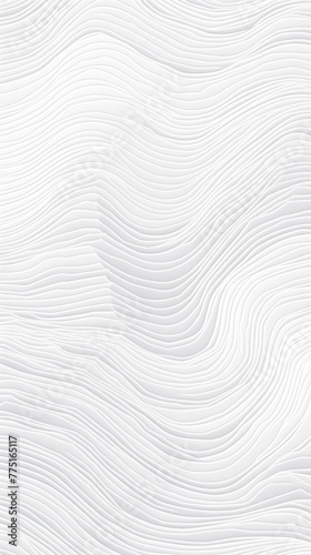 White topographic line contour map seamless pattern background with copy space