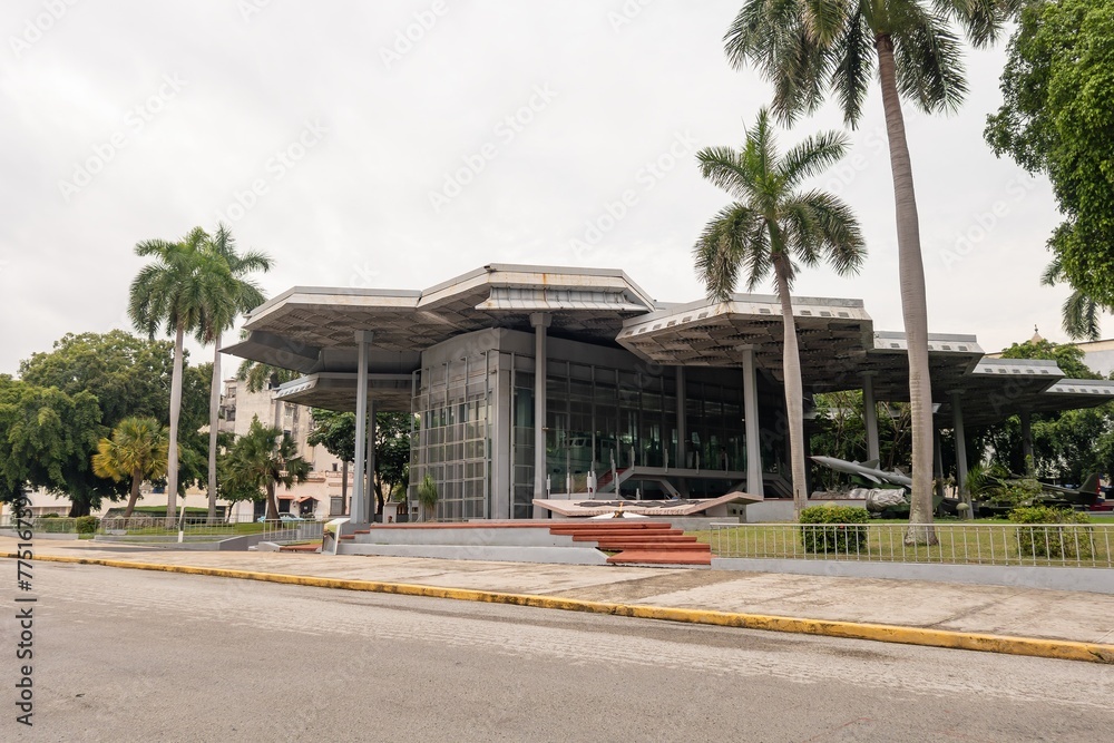 Havana Museum and Granma Memorial with battleship insied Havana Museum and Granma Memorial with battleship insied