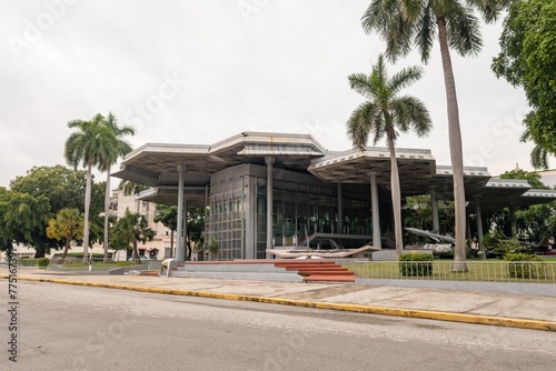 Havana Museum and Granma Memorial with battleship insied photo