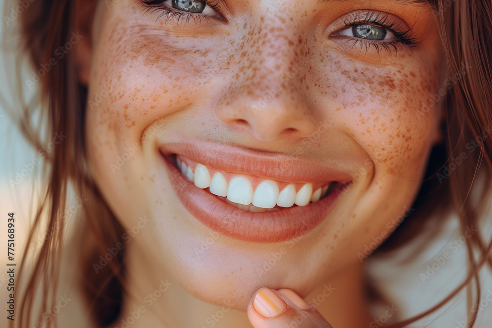 Portrait of beautiful young smiling woman. Cosmetology concept. Portrait of beautiful young smiling woman. Cosmetology concept.