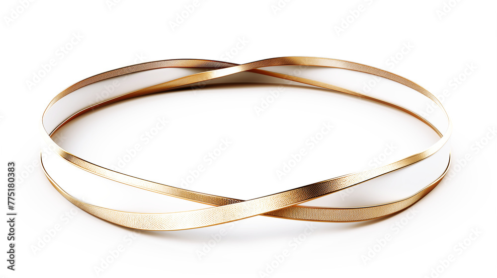 Abstract white and gold color, frame, template design with golden curve lines on white background, 3D illustration. Abstract white and gold color, frame, template design with golden curve lines on white background, 3D illustration.