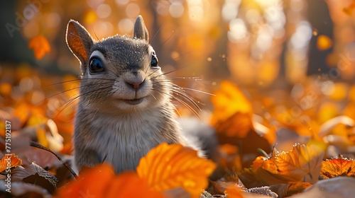 diversity of life in a bustling urban park, where squirrels scamper among the trees and songbirds fill the air with melodic tunes, in breathtaking 8k full ultra HD. © Ghouri