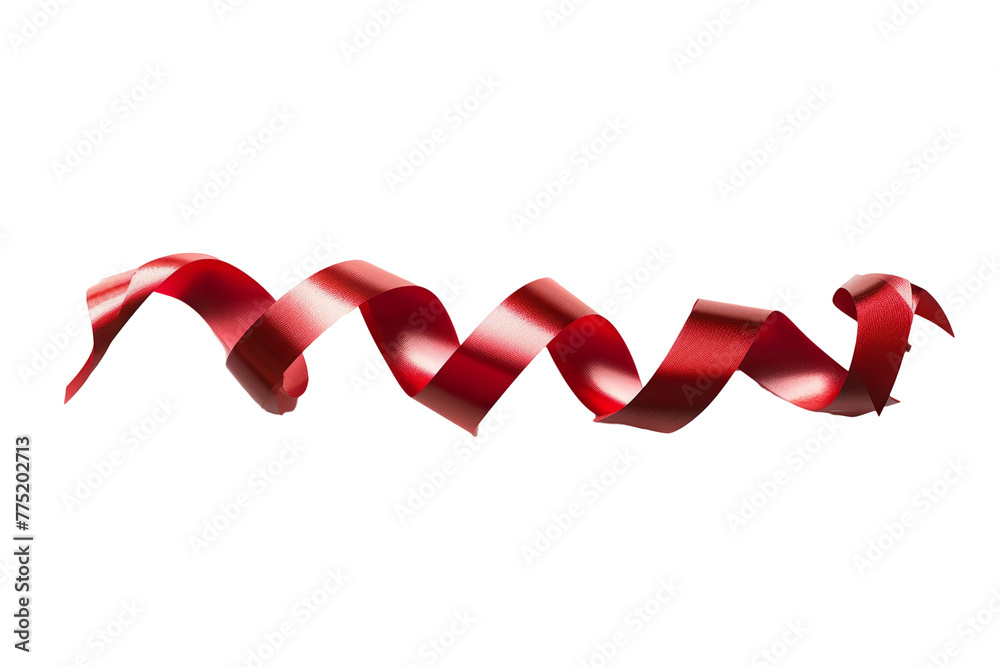 the curls of the gift ribbon form a winding path, the curls of the gift ribbon form a winding path,