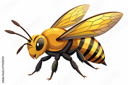 Hyper-ultrarealistic 3D bee in various positions.