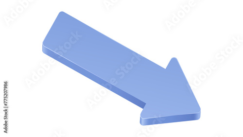 立体的なかわいい上昇の下降のイラスト