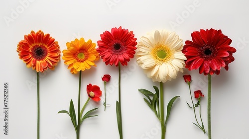 Amazing Fresh aromatic flowers near happy mothers day title