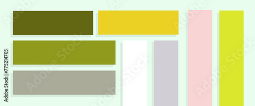 Cool and warm tone vibrant spring/summer color palette for web, graphic, banner design etc.