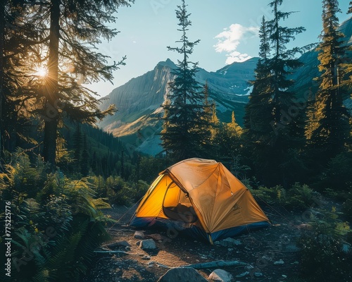 Long-term camping, seasons passed, temporary home