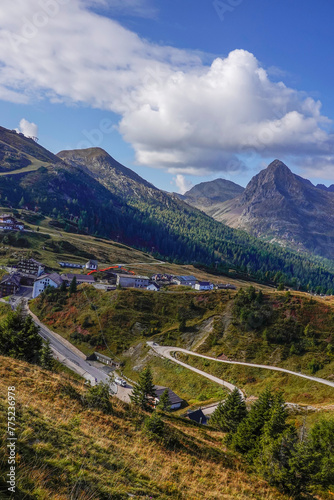 Summer alpine landscape near Pale di San Martino, San Martino di Castrozza, Italian Dolomites, Europe 