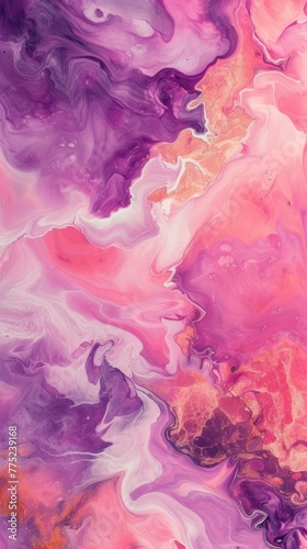 Abstract pink and purple marble texture