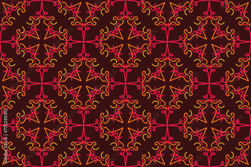 Hand drawn abstract seamless pattern, ethnic background, simple style, great for textiles, banners, wallpapers, backgrounds Hand drawn abstract seamless pattern, ethnic background, simple style, great for textiles, banners, wallpapers, backgrounds