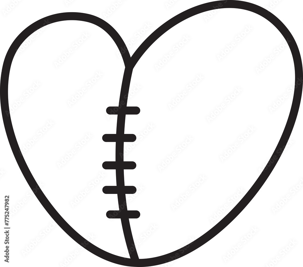 Broken Heart Line Icon
Broken Heart Line Icon
