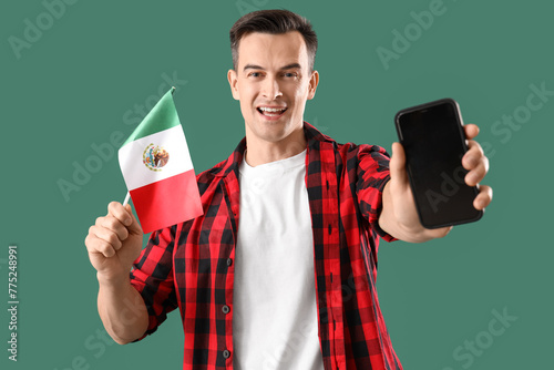 Handsome man with Mexican f...