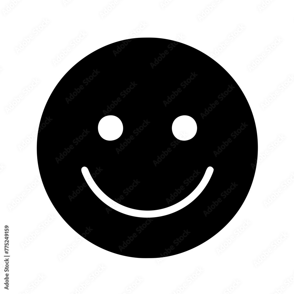 Happy Smiling emoji icon vector graphic element symbol illustration on a Transparent Background Happy Smiling emoji icon vector graphic element symbol illustration on a Transparent Background