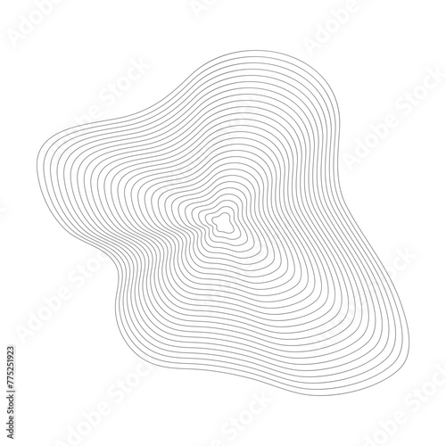 Abstract Wave Wireframe