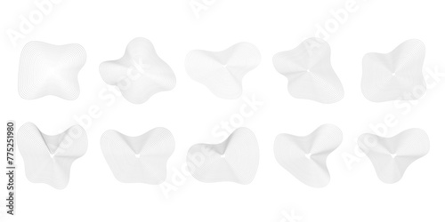 Abstract Wave Wireframe