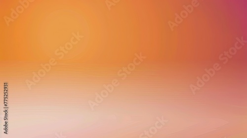 Pastel wallpaper with blurred orange light. Bright, minimalistic, with a soft gradient of water. Blurred texture. Horizontal gradient background.
