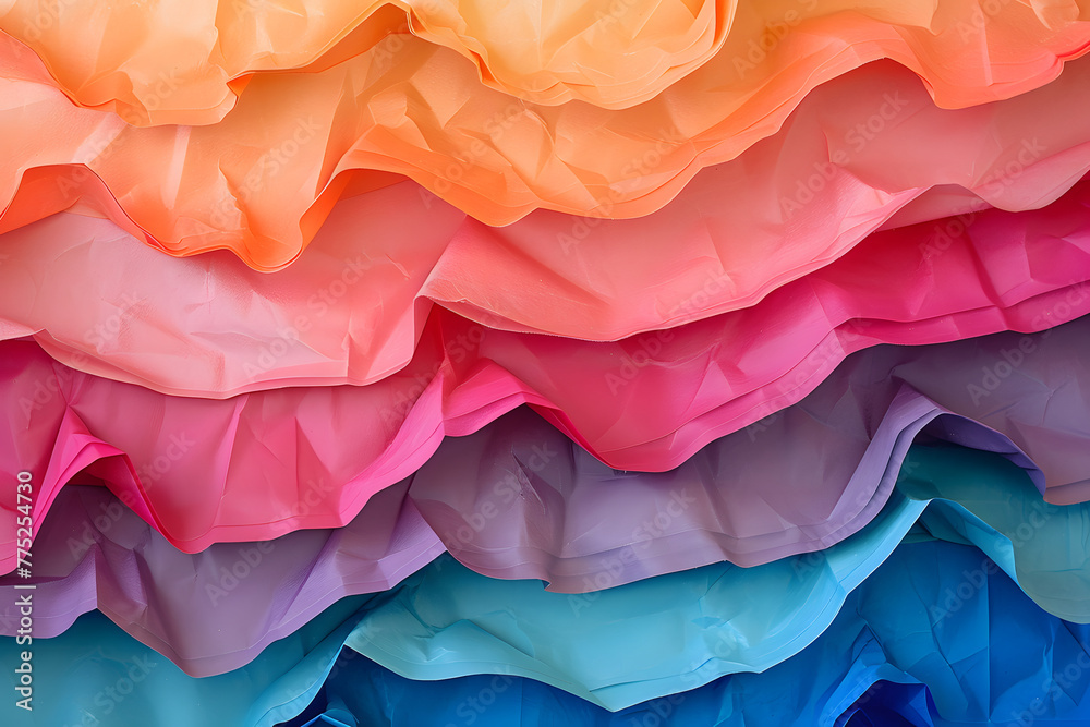 Farbenfrohe Vielfalt: Buntes Papier als kreativer Hintergrund Farbenfrohe Vielfalt: Buntes Papier als kreativer Hintergrund