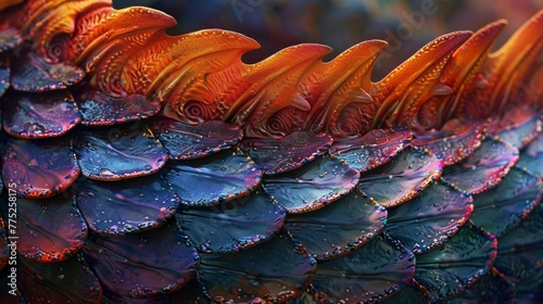Colorful Dragon Scales