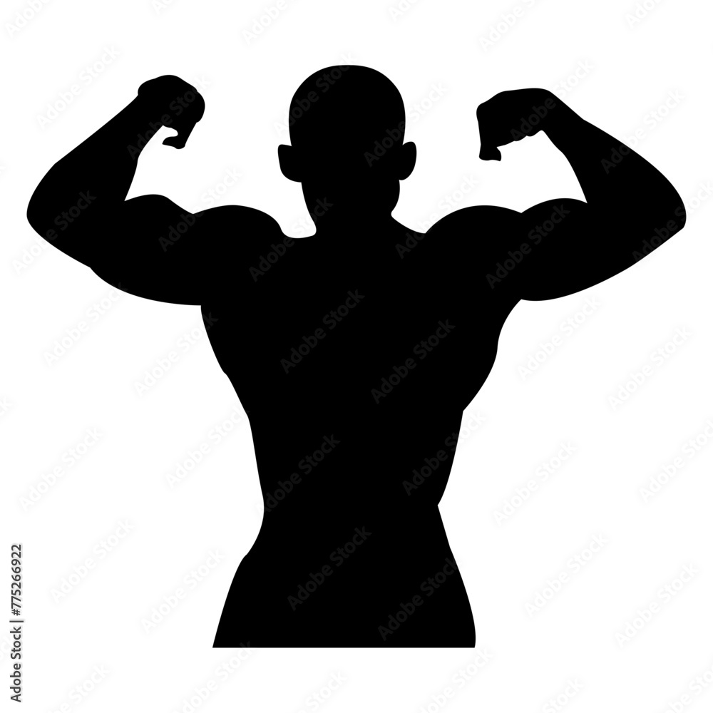 Man Gym Silhouette Man Gym Silhouette