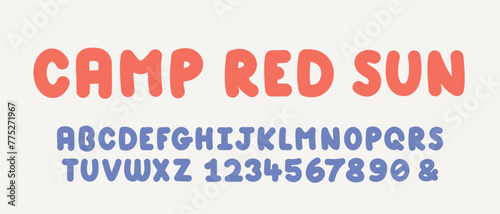 Hand Drawn Round Bold Kids Font