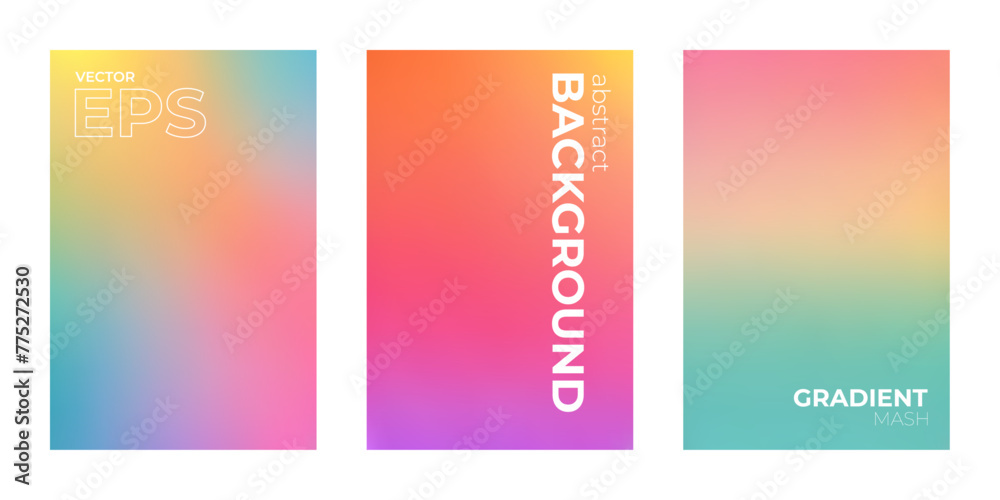Summer Vibes Gradient Color Background for Designs