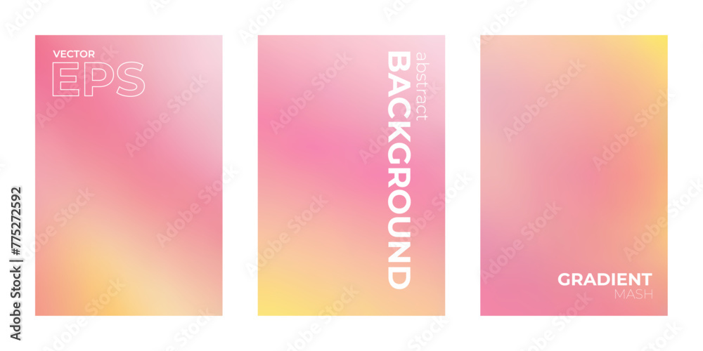 Soft Pink and Yellow Gradient Background for Design Projects