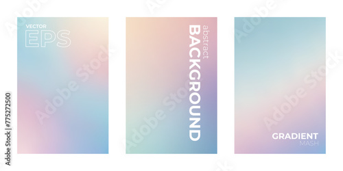 Elegant Soft Blue Pastel Colors Gradient Background Design