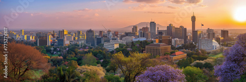 Great City in the World Evoking Pretoria in South Africa photo