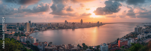 Great City in the World Evoking Dakar in Senegal