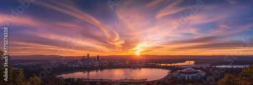 Great City in the World Evoking Canberra in Australia © Pierre Villecourt