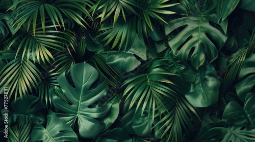 A close up shot of vibrant green leaves. Suitable for nature backgrounds