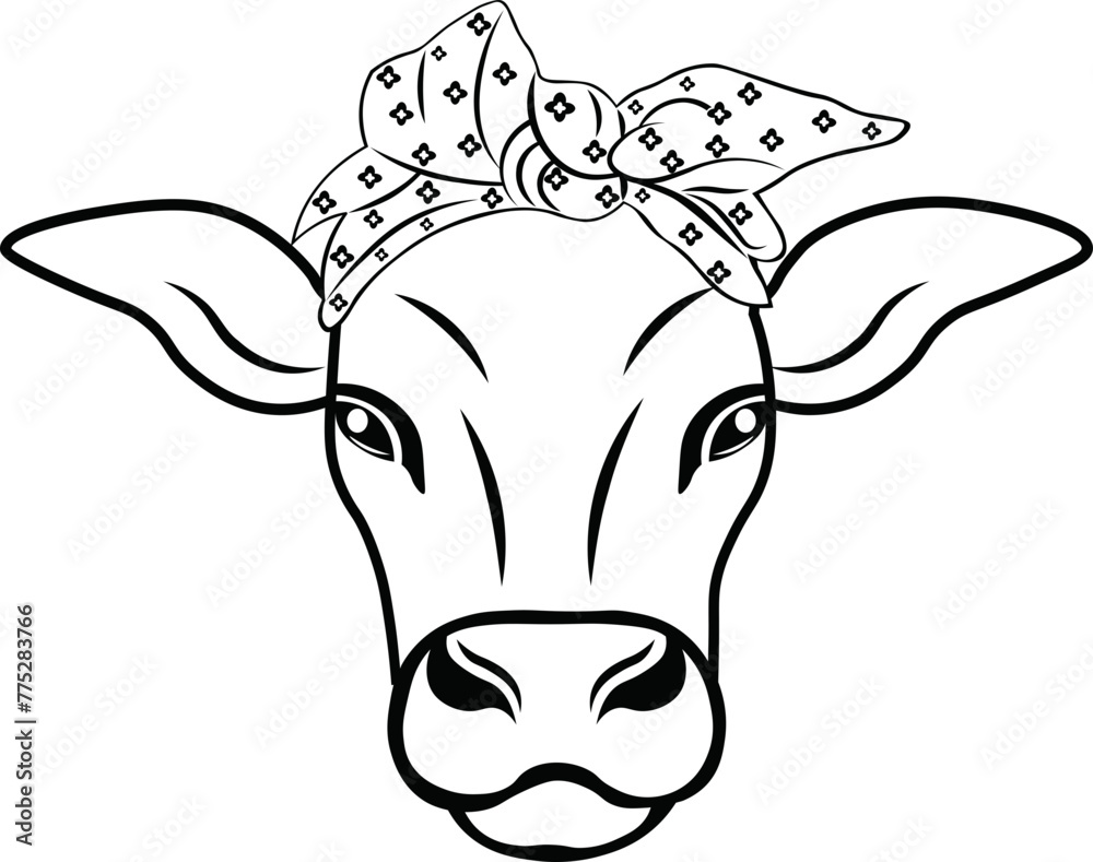 Cow Illustration
