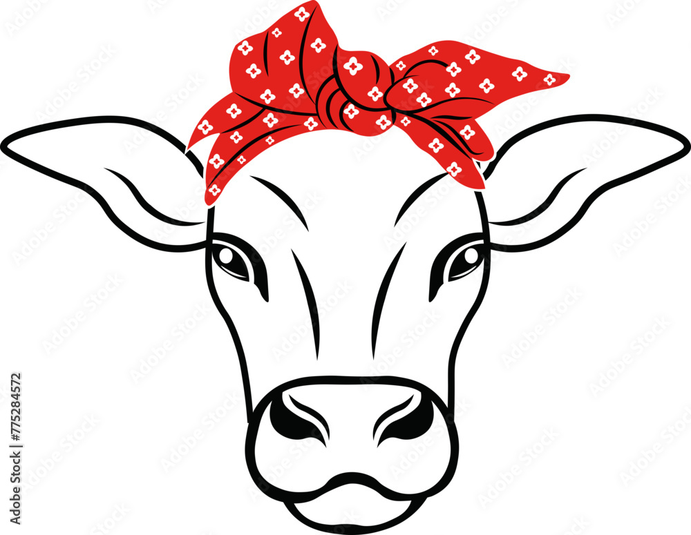 Cow Illustration
