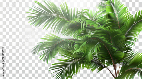 palm trees  blank  transparent  copy space
