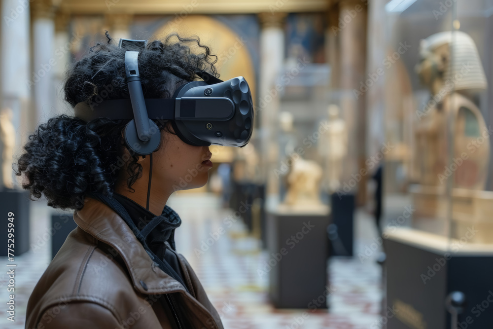 Immersive VR Experience - obrazy, fototapety, plakaty 