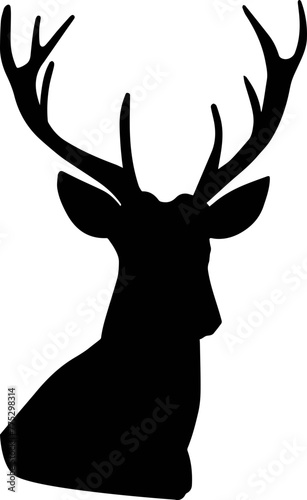 Elegant Deer Silhouette