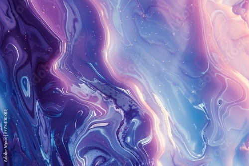 Close up of a liquid painting on a surface, suitable for artistic backgrounds