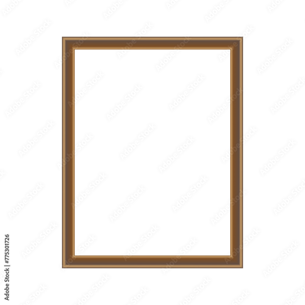 Modern interior frame. Classic frame in gallery. Modern interior frame. Classic frame in gallery.
