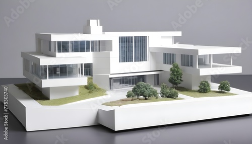 white architectural model  © Ai Creatives