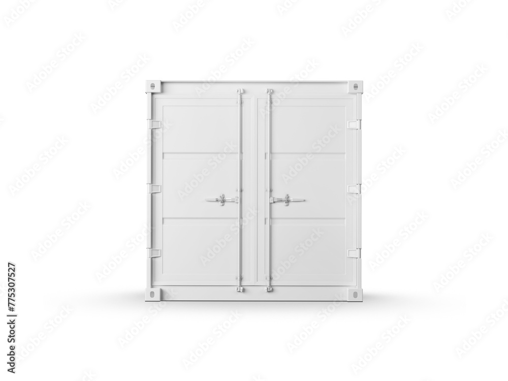 Container on white background Container on white background