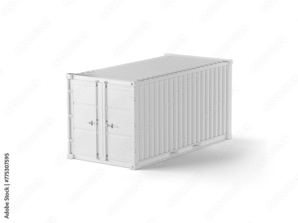 Container on white background Container on white background