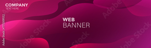 background with lines, Purple banner