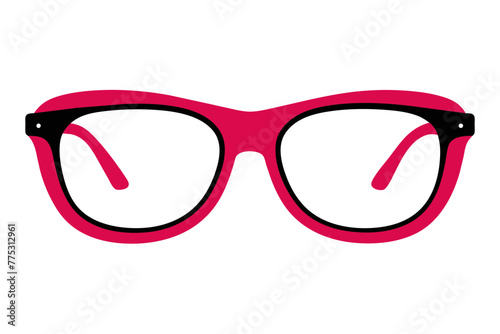 silhouette color image, Roka glasses, white background