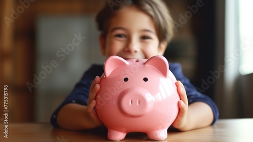 piggy bank money savings coin, ai